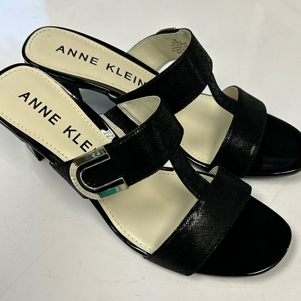 Gorgeous, Anne Klein iFlex Women Leather Strap Nala Heels Shoes ❤️ - Picture 2 of 7